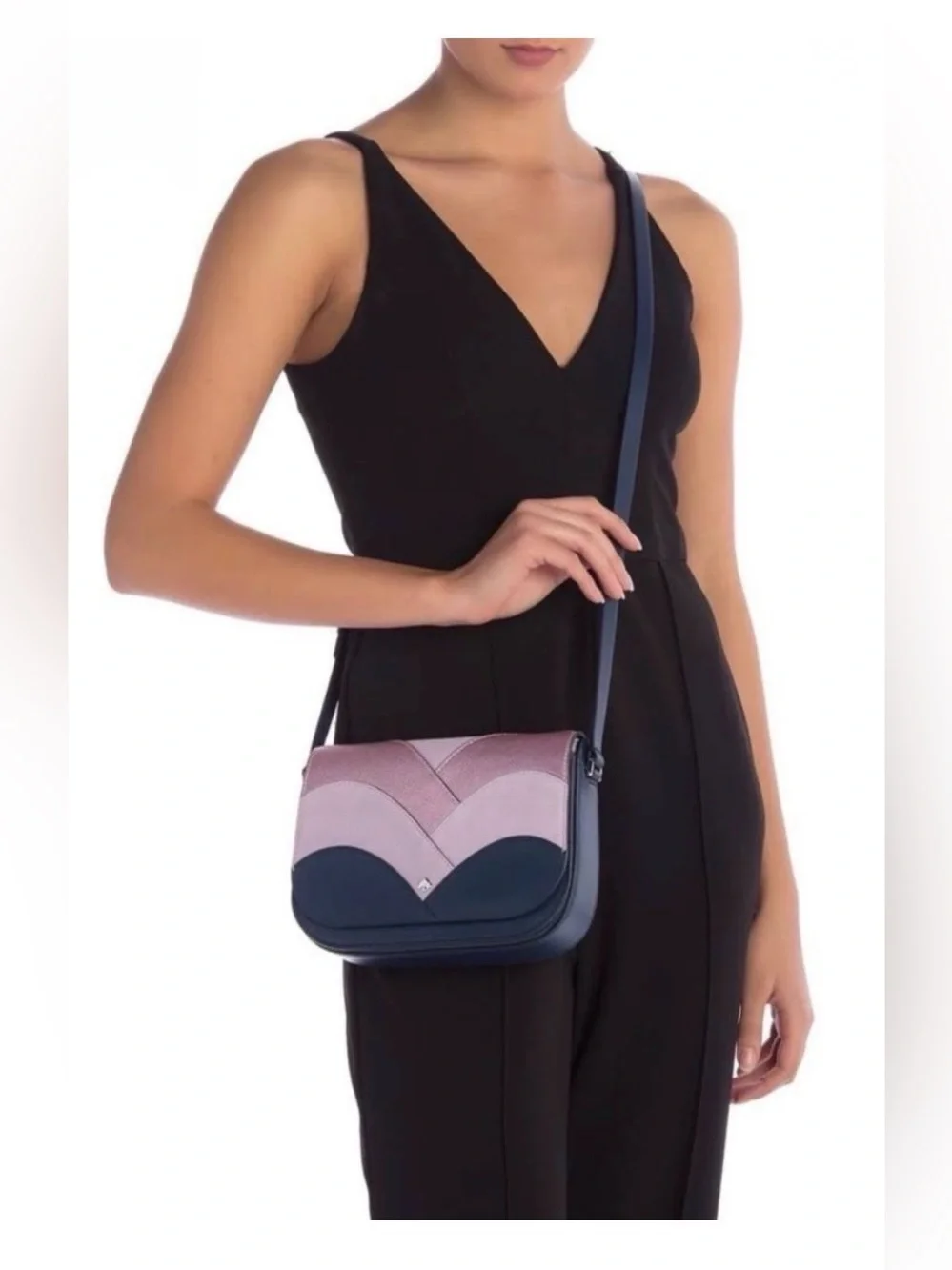 Kate Spade Nadine Patchwork Flap Shoulder/Crossbody Bag Purse